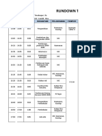 (RUNDOWN) TECHNICAL MEETING 1 Bener Gilaa LDKM 2019