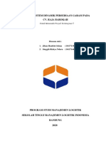 Analisis Sistem Dinamik Persediaan Garam Pada CV. Raja Barokah