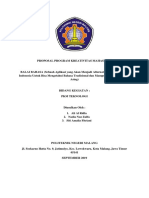 Proposal Program Kreativitas Mahasiswa