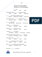 Placement 02B Elementary To Pre-Intermediate