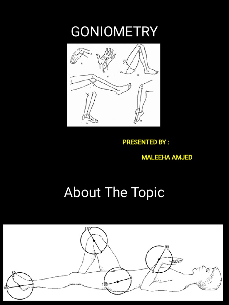 Range of Motion Assessment PDF PDF