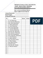 Arisan dan siliat di desa Punguan Pomparan