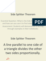 Side Splitter Theorem (1)