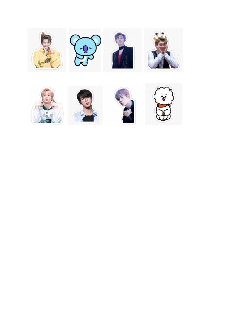 bts stickers pdf
