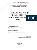 Nicolae Andrada - Boala Celiacă - Diagnostic Dificil La Copil Forma Finala Printat PDF