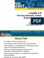Loyalty 2.0: Five Key Elements of Next Generation Loyalty