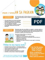 Adult Module 2 - Picky Eaters Handout (Filipino)