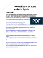 Publico - Más de 6,000 Mil Millones de Euros para Financiar La Iglesia Catolica