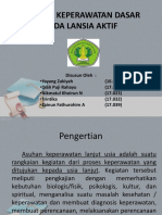 Asuhan Keperawatan Dasar Pada Lansia Aktif