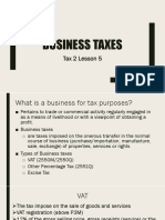 Lesson 6 Business Taxes