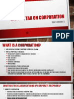 Lesson 5 Income Tax On Corporation