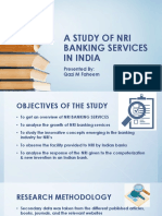 A Study of NRI Banking Services in India