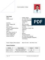 CV KURIKULUM VITAE FORM Khildan Julfajar