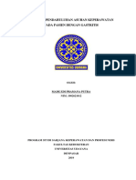 Laporan Pendahuluhan Asuhan Keperawatan Pada Pasien Dengan Gastritis Di Igd Triage Medik - Made Edi Pramana Putra - 1902621012 PDF