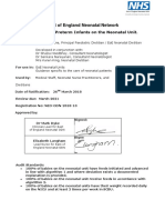 Enteral Feeding of Preterm Infants Regional Network Document