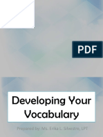 1 - Developing Your Vocabulary