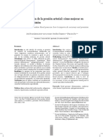 Medida Indirecta de La Presion Arterial PDF