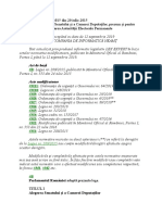 L 208 2015 - Alegerea Senatului Şi A Camerei Deputaţilor, Precum Şi Pentru Org Şi Funcţ Autorităţii Electorale Permanente