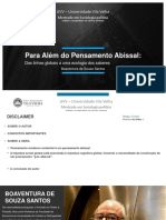 Para Além Do Pensamento Abissal