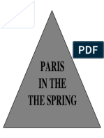 Paris in The Spring