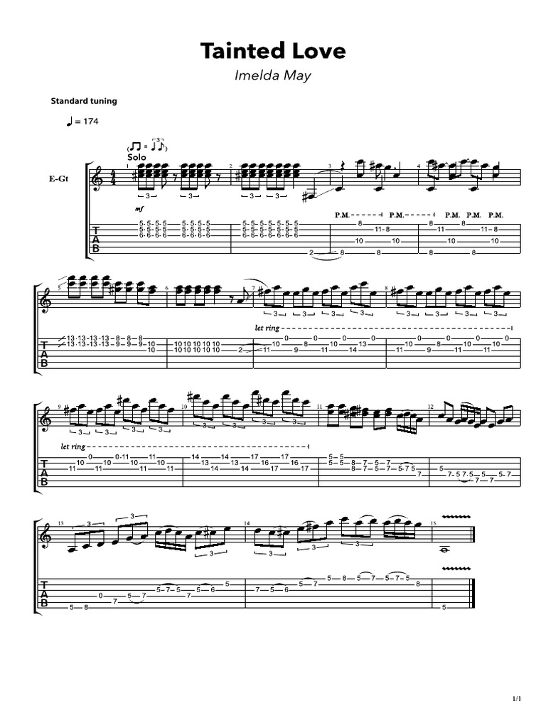 Imelda May - Tainted Love PDF | PDF
