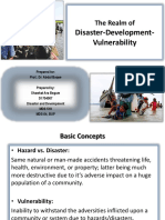 Realm of Development and Vulnerability in Disaster