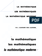 La mathematique, les mathematiques, la mat - Guerard des Lauriers, Michel Louis, O.P__text