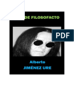 Ars de Filosofacto (Por Alberto Jiménez Ure)