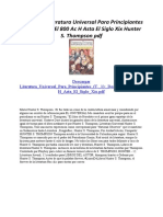 Literatura Universal para Principiantes (T. 1) Desde El 800 Ac H Asta El Siglo Xix