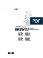 Manual de Usuario Estacion Total Topcon Series GTS-600