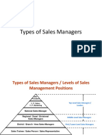 3 Types of Sales Manager