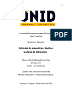 Tabla Comparativa de Modelos de Planeación