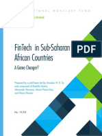 IMF - FinTech in SSA