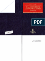 V6826-De La Arbitrariedad de La Administracion PDF