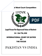 1st LFOVK Regional Moot Court Competition on Kashmir Dispute