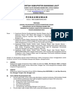 Surat Jadwal Ujian SKD CPNS Formasi 2019 Kab. Banggai Laut PDF