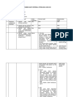 Instrumen Audit Internal Sterilisasi Juni 2019