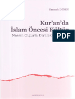 7922-Quranda Islam Oncesi Kultur (Nassin Olquyla Diyalektik Ilishgisi - Emrah Dindi-2017-706s PDF