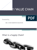 SUPPLY and Value Chain