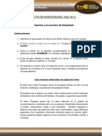 Proyecto Investigacion Una Empresa y Su Proceso de Etiquetado