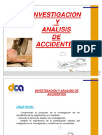 Investigacion y Analisis de Accidentes