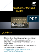 Assessment Center Method - ACM