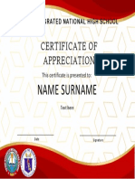 TLE Certificate
