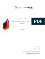Introduction a Matlab - Cours - Eleve