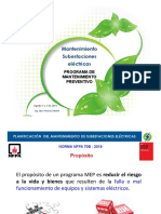 G19 - 06a Aciem Mto Subestaciones Planificacion Mantenimiento Preventivo Mep