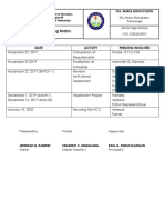 Training Matrix