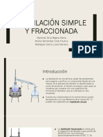 Destilación Simple y Fraccionada