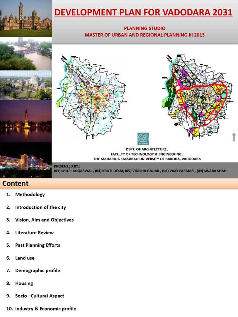 Development Plan for Vadodara 2031: A Vision for Planned Growth and ...