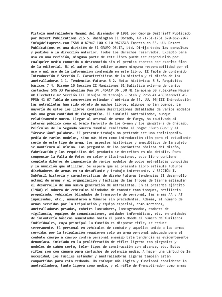 Machine Gun Español | PDF | Pistola | Ametralladora