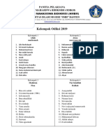 KELOMPOK PESERTA ODIKSI 2019 Yang Fix